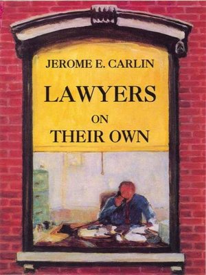 cover image of Lawyers on Their Own